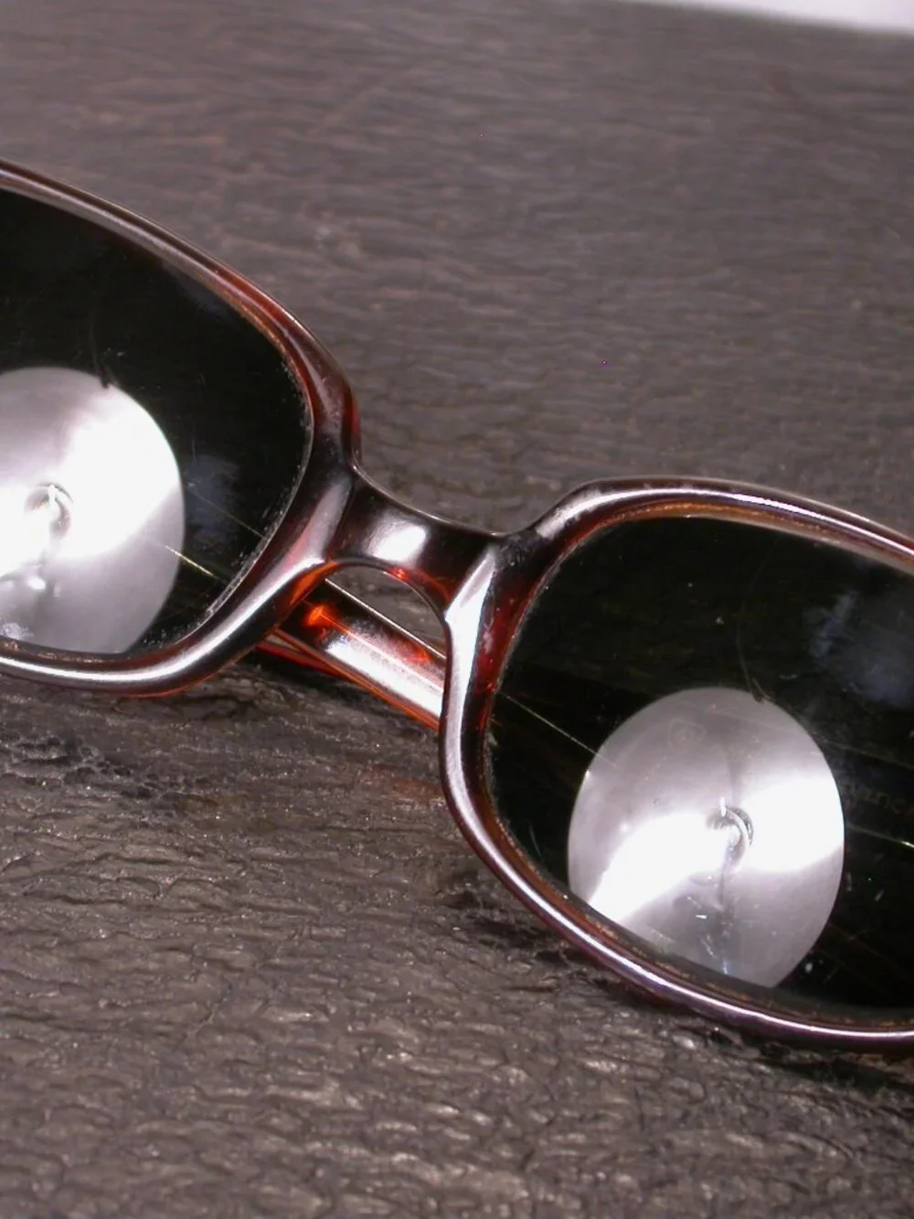 Vintage American Optical Tortoise Oval Sunglasses Made in USA